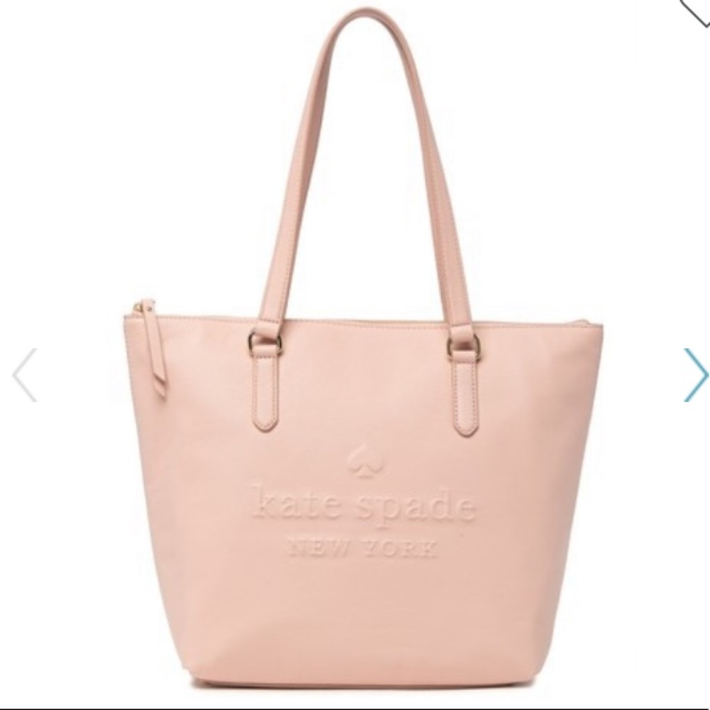 Kate Spade Pink Tote Bag with Gold Hardware - Picture 3 of 8